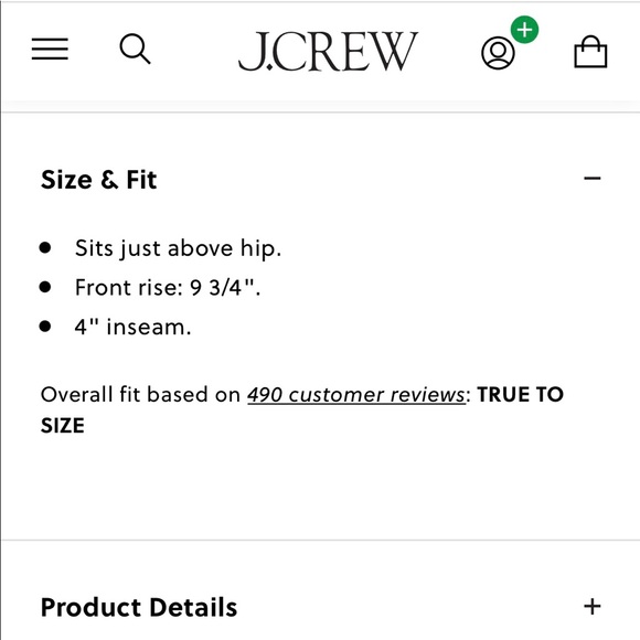 J Crew gray chino 4” shorts size 12 NWT - Picture 6 of 7